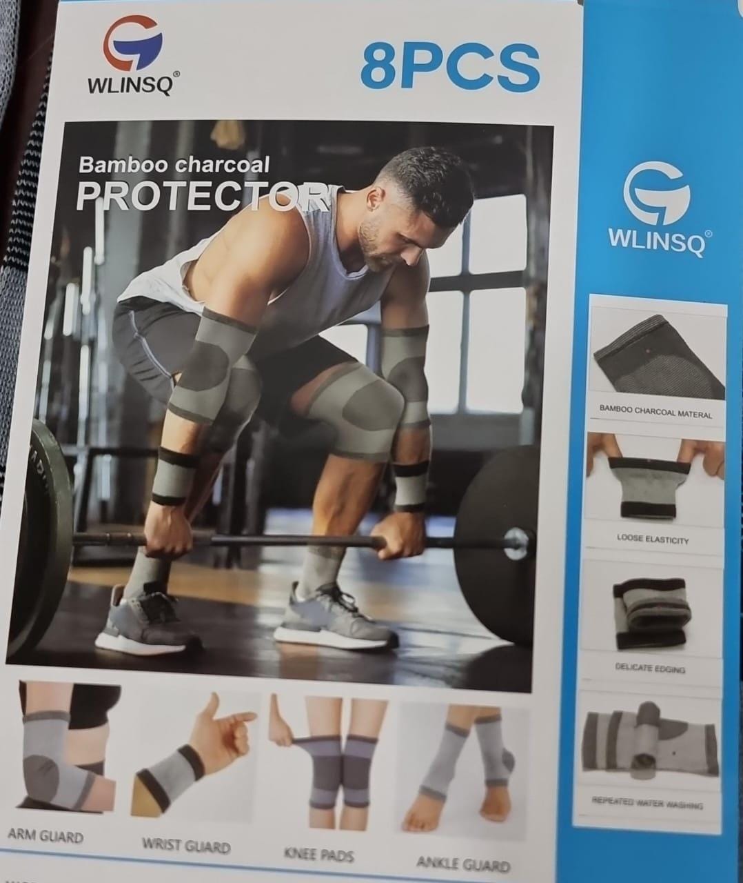 Fitness 8pc gym protective gear