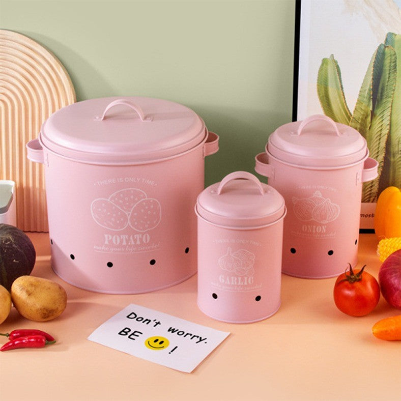 Potato, onion, garlic 3in1 perforated storage bins
