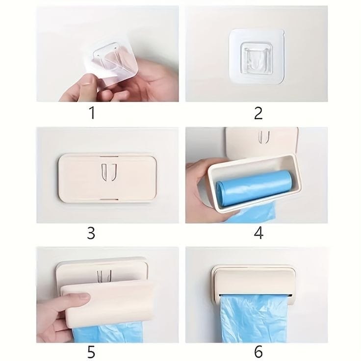 Trash paper dispenser