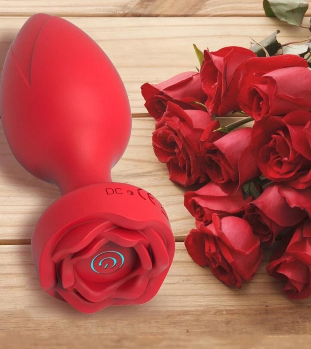 Rose Toy Anal Vibrator Dildo Butt Plug Vibrator Sex Toys for Men Women Remote Control G-Spot Anal Vibrator Prostate Massager