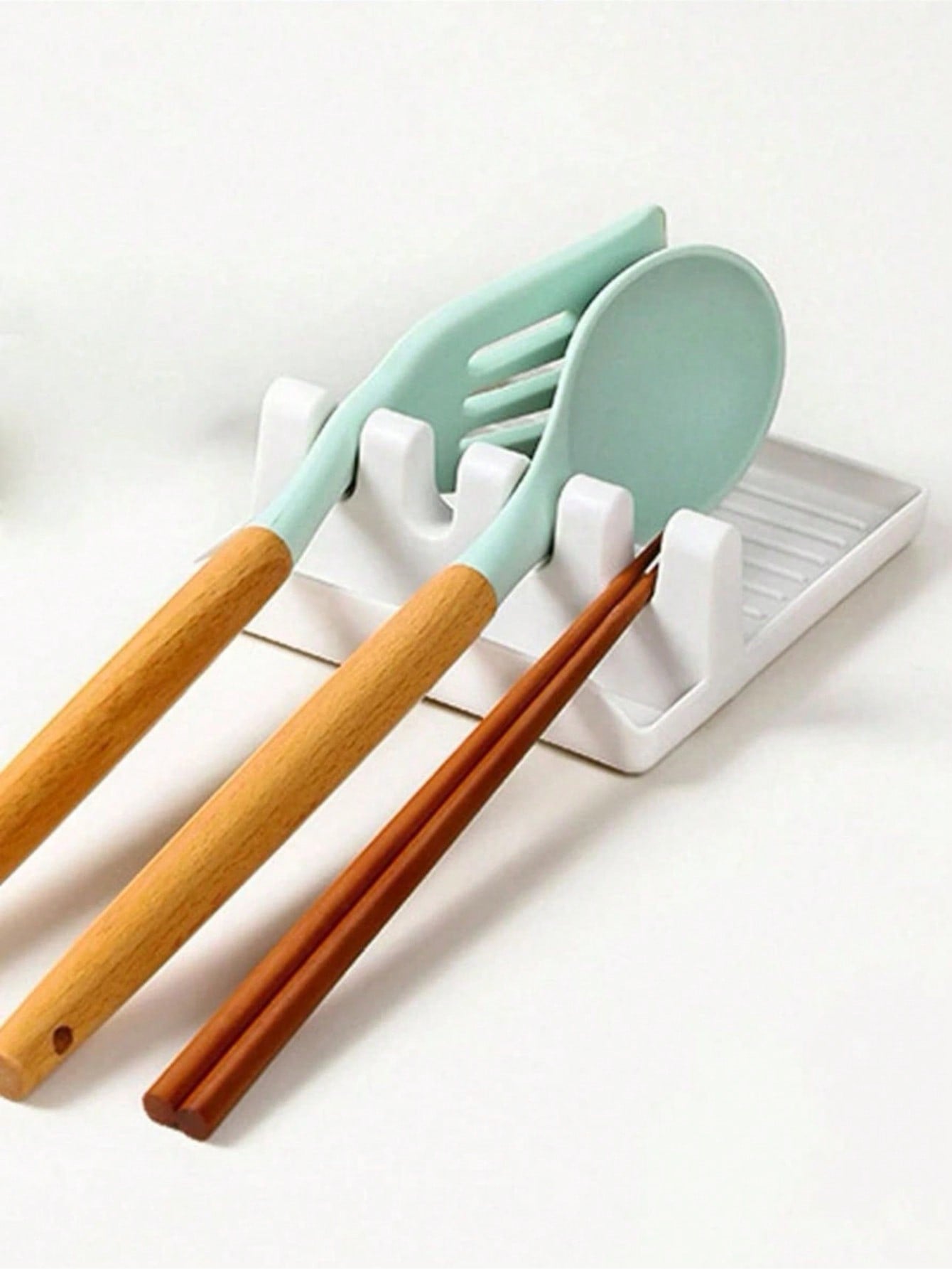 Spoon Rest With Lid Holder