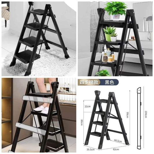 Anti-slip Black Foldable Stepper Ladder

🪜