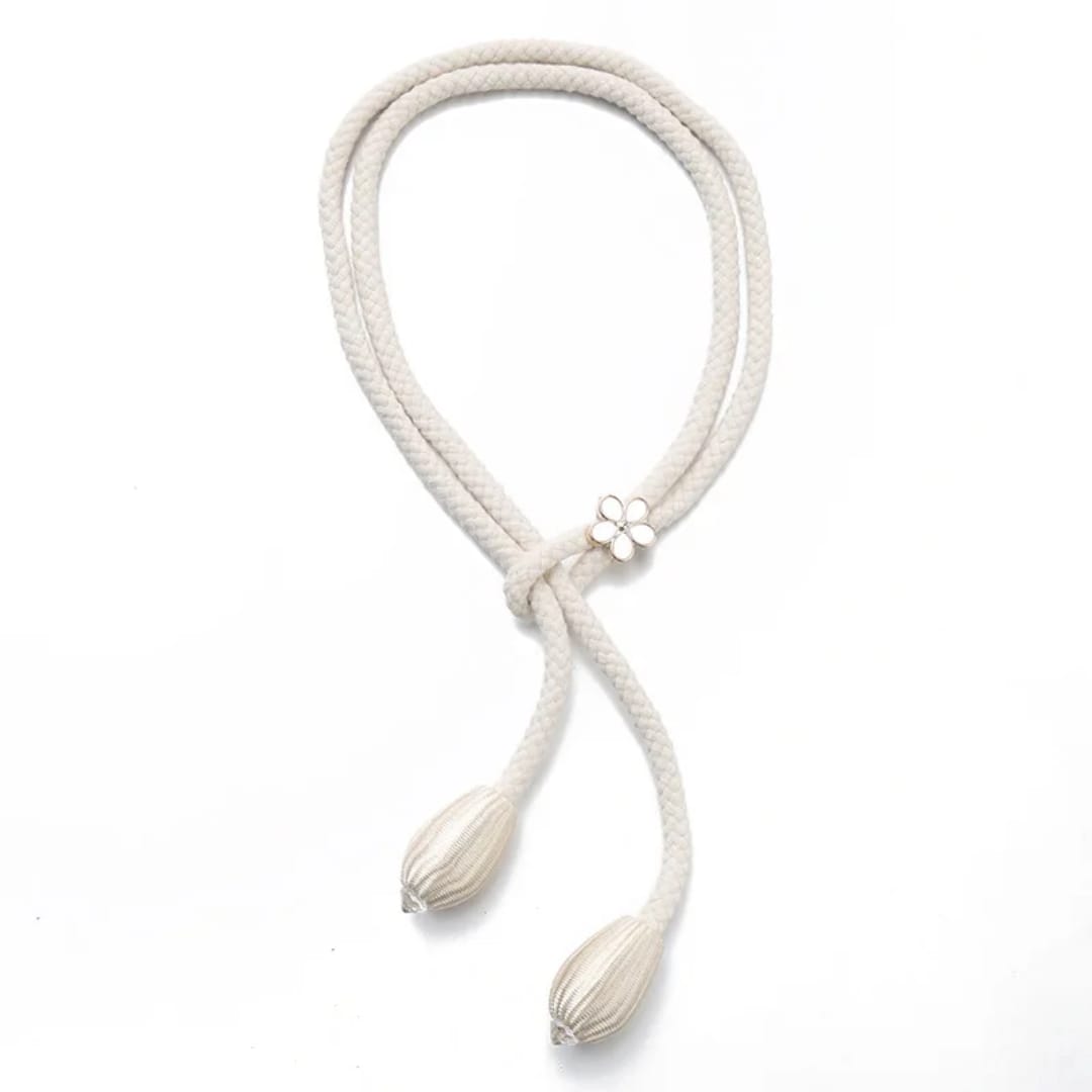 Modern eco friendly fabric adjustable curtain tieback