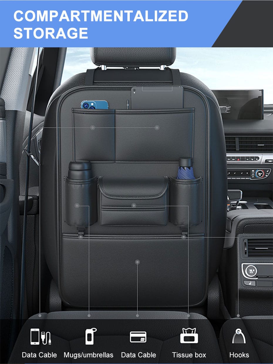 All IN ONE CAR back seat storage bag