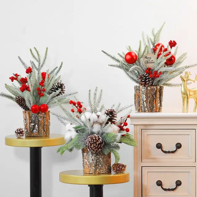 1Pcs Tabletop Exquisite Mini Christmas Tree