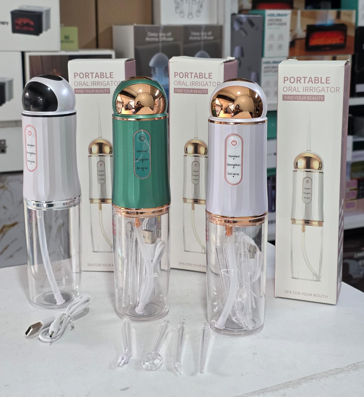 Portable smart electric oral irrigator