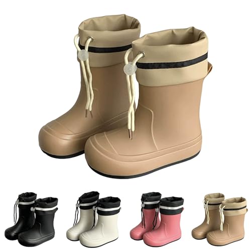 CHILDREN PLAIN WATERPROOF GUMBOOTS WITH A TIE LOOP