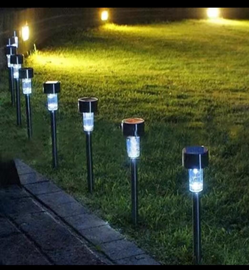 Waterproof Outdoor Solar Garden Pathway Lights – 10pcs