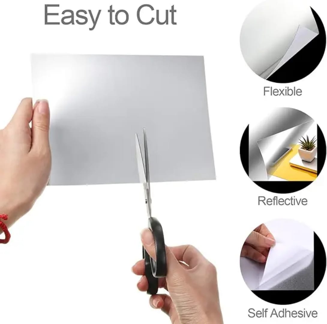 Unbreakable Acrylic Mirror / Self Adhesive Mirrors - Oval