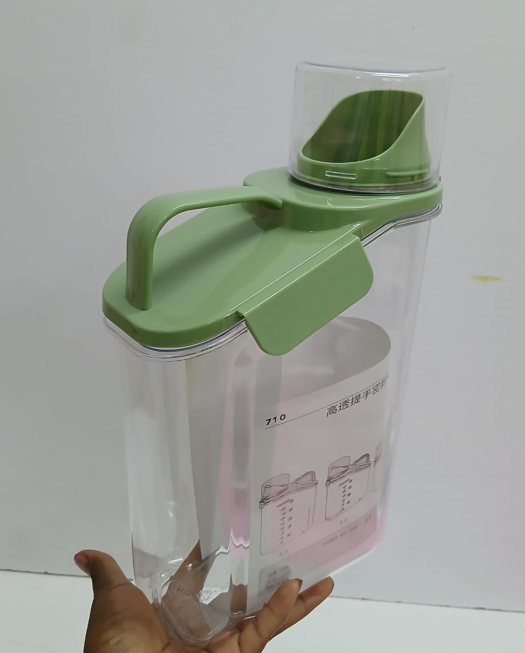 High quality Acrylic Airtight cereal container