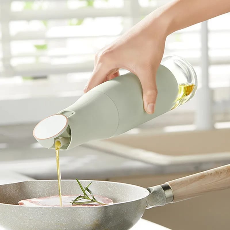 Glass Oil Bottle Automatic Opening And Closing
