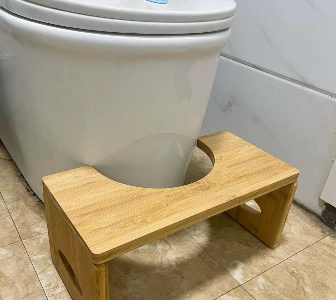 Foldable wooden toilet feet stool/office foot rest/stepped
