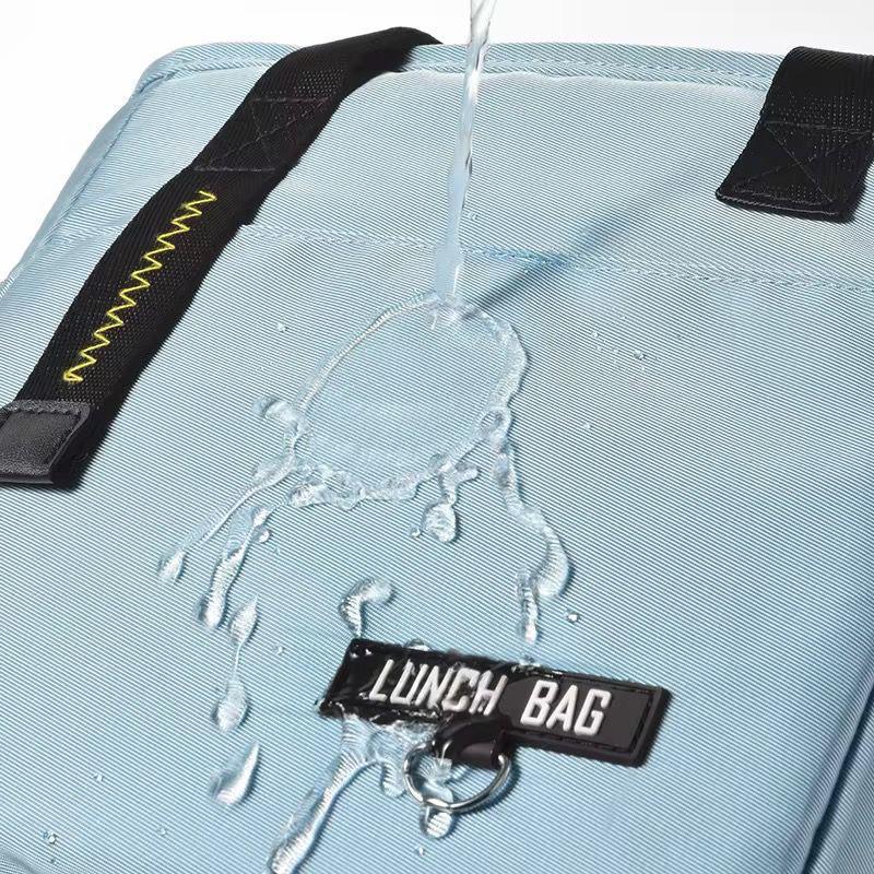 EPE foam large capacity thermal/cool insulated lunch lag with zipper