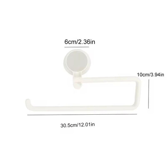 Traceless bathroom wall mounted paper holder/ towel rack