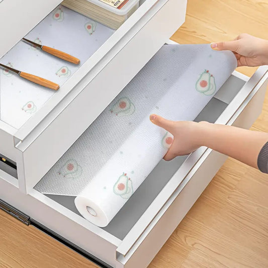 Kitchen drawer liners oil proof moisture cupboard shelf liner mat