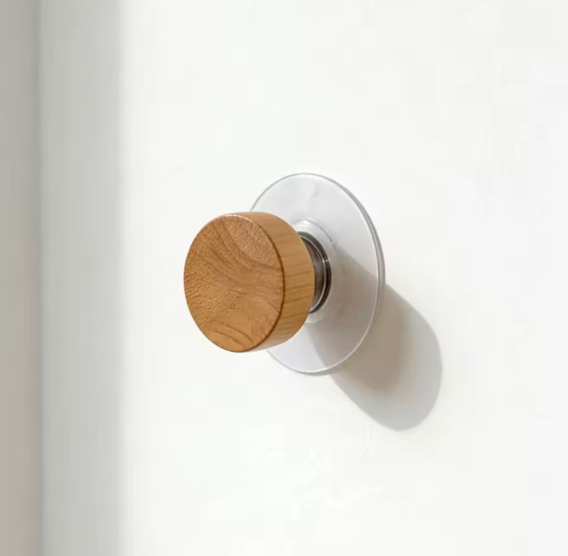 2pcs self Adhesive wooden wall hooks
