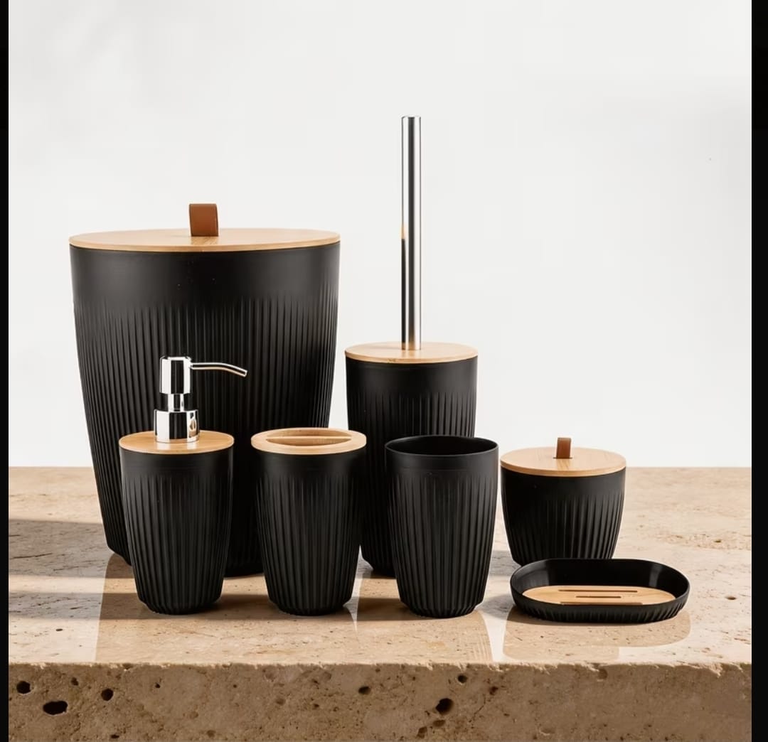 7 in 1 bathroom accessories set