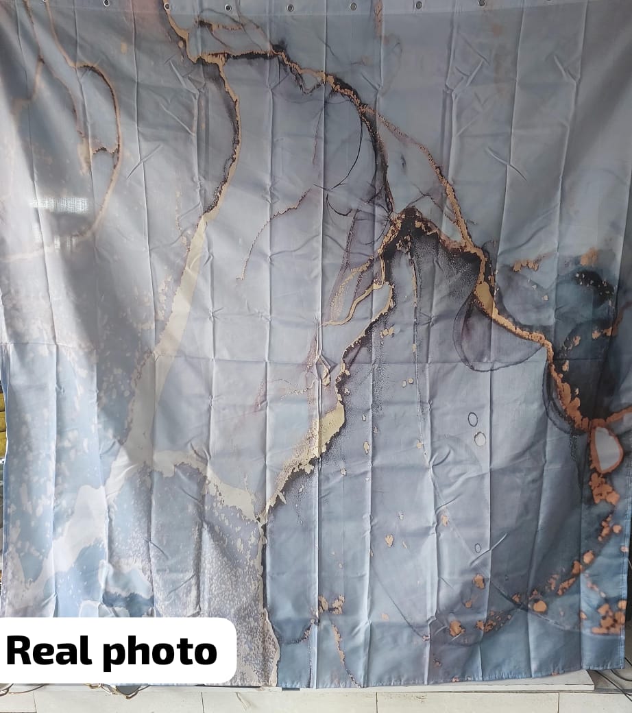 Waterproof 12 hook 180x180cm shower curtain