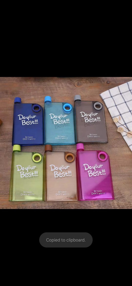 5-Book Shaped Notebook Water Bottle
