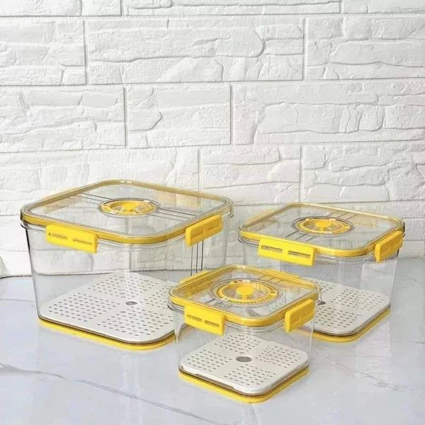 3pcs \ set Stackable Multipurpose Food Storage Containers Organizers