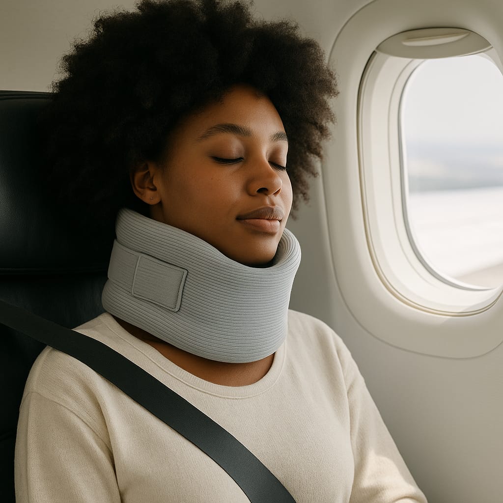 Breathable Soft Travel Neck pillow.