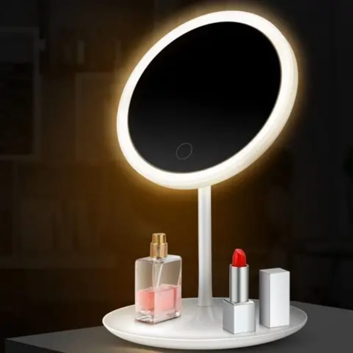 Rechargeable LED makeup mirror