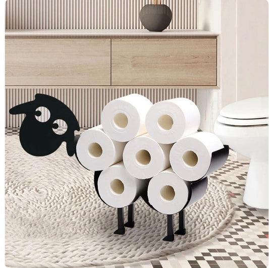 Creative Toilet Paper Holder – Metallic Finish