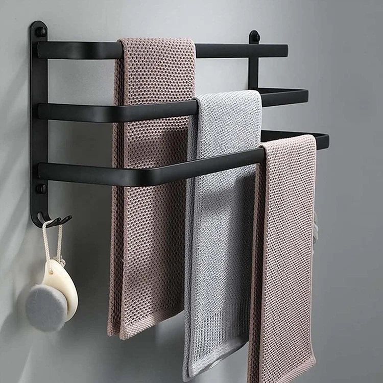 Stylist towel rack