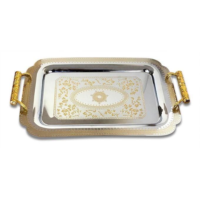 Stainless steel serving trays