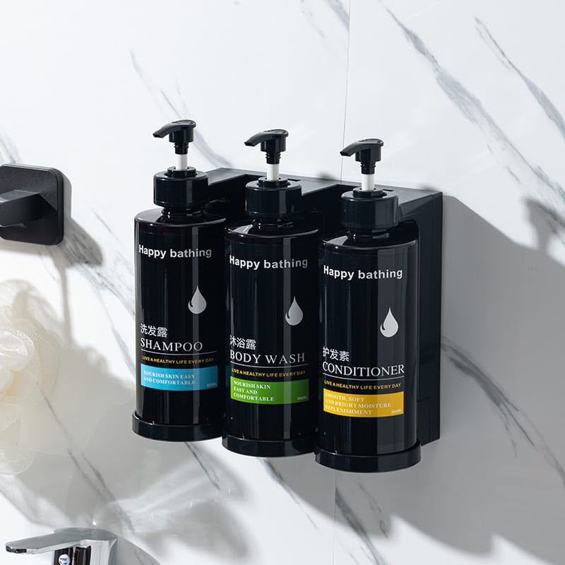 ✅ 3pcs Luxury wall mounted body wash,shampoo,soap dispenser,hand sanitizer set