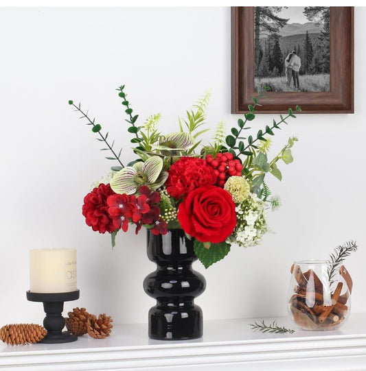 Circular mid flower vase