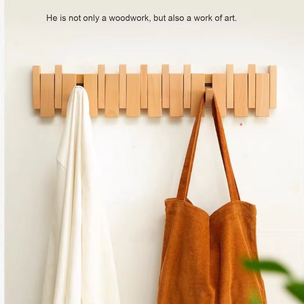 Modern Beech Wood Hook