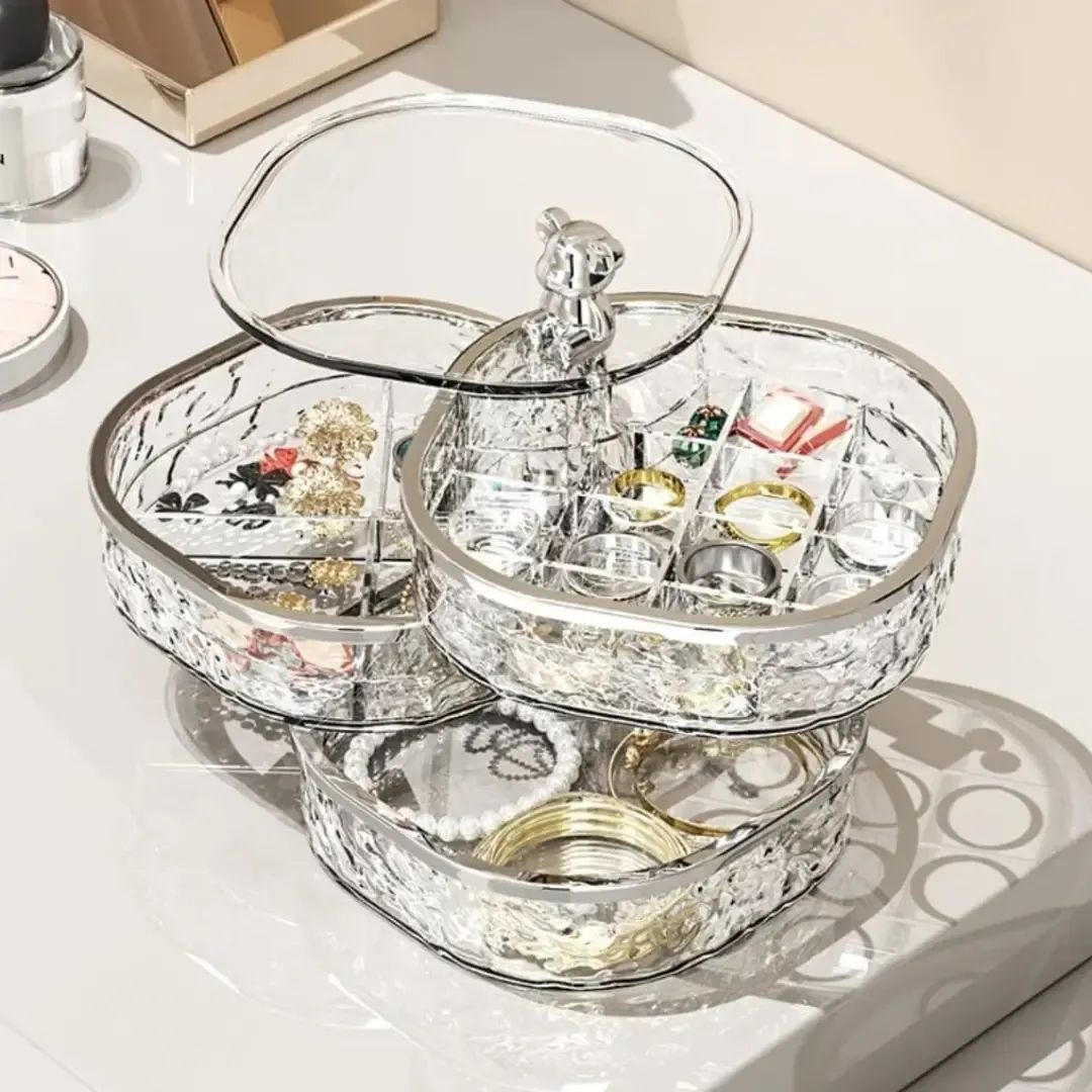 Rotating jewellery organizer