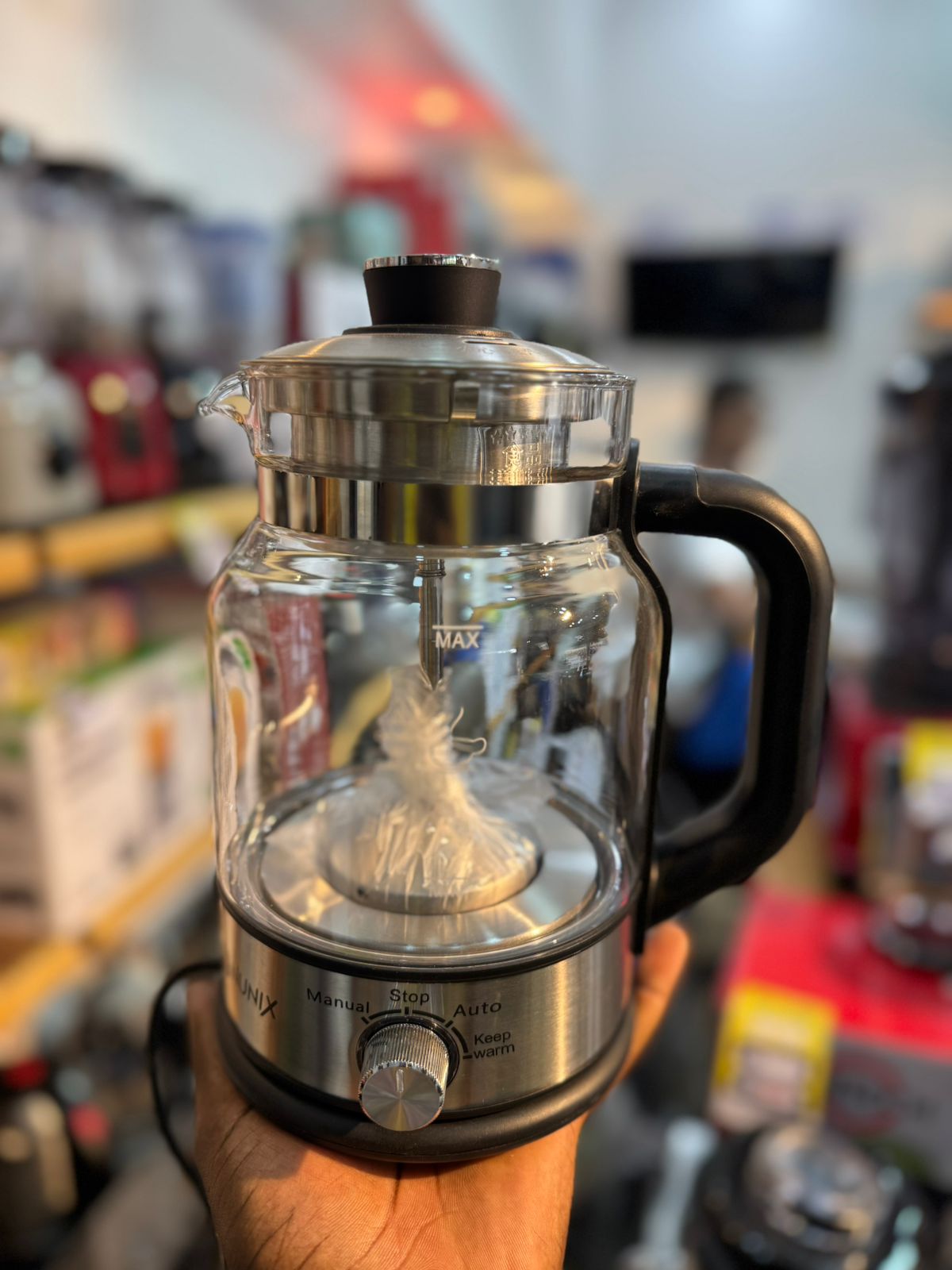 moca tea kettle with tea maker