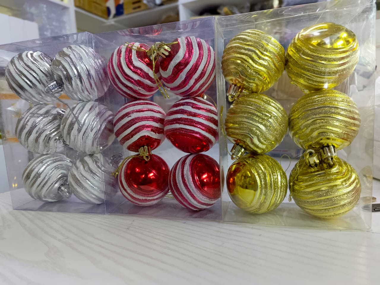 6pcs Christmas Ball 6cm